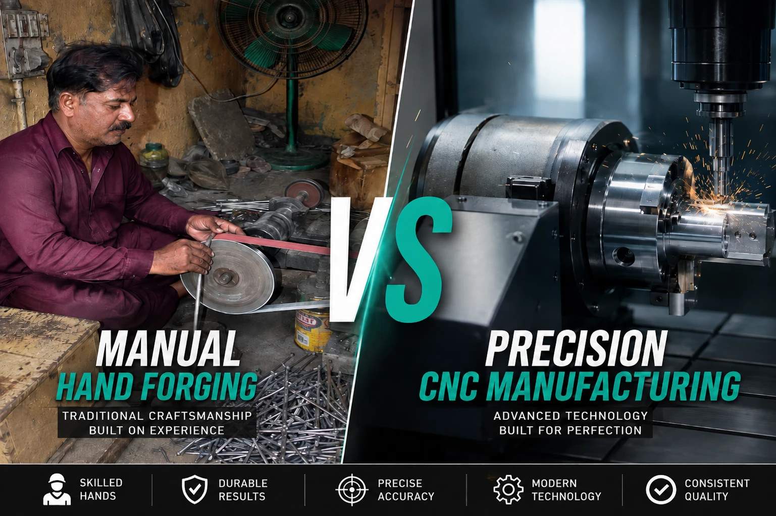 Produzione CNC di strumentale chirurgico di precisione: dal forgiato tradizionale all'affidabilità moderna