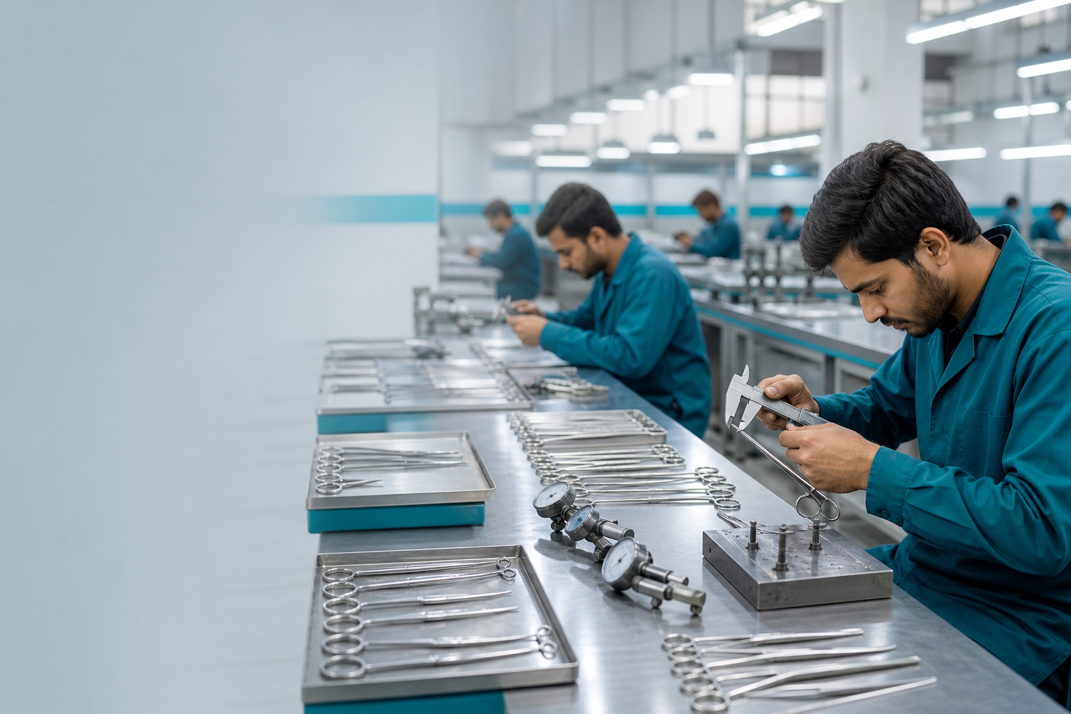 Officina di produzione strumenti chirurgici Techtools